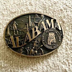 Montana Silversmiths Attitude State Heritage Western Belt Buckle